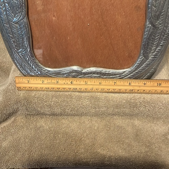 Arthur Court pewter Love Birds 8 by 10 picture frame beautiful wedding frame - Picture 3 of 9